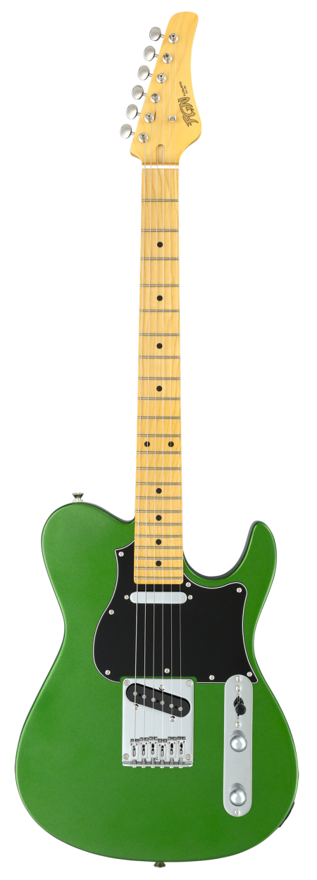 FGN E-Gitarre, Boundary Iliad, SS, Hyla Green Metallic, Gigbag