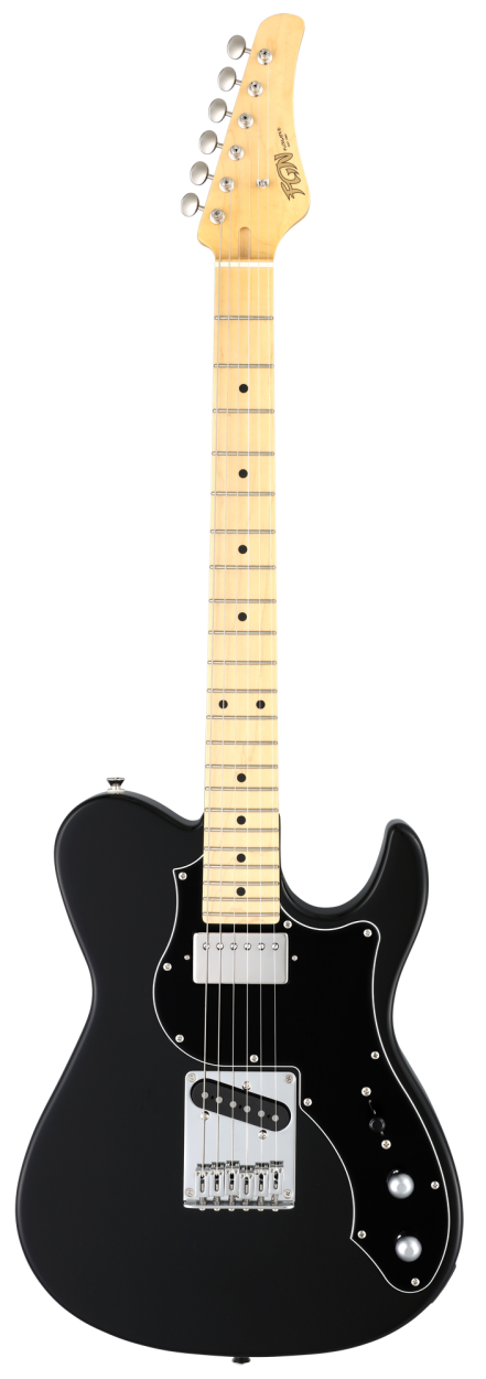 FGN E-Gitarre, Boundary Iliad, Humbucker/Singlecoil, Schwarz, inkl. Gi