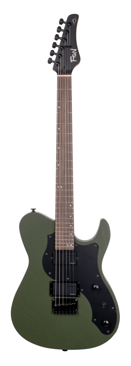 FGN E-Gitarre, J-Standard Iliad Dark Evolution 664, Open Pore Olive Gr