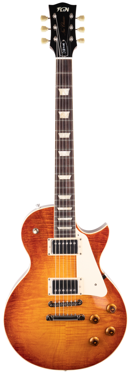FGN E-Gitarre, Neo Classic LS30, Vintage Violin, Tasche