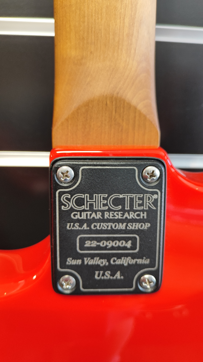 Schecter USA Custom Shop Traditional / Fiesta Red / DEMO Showroom
