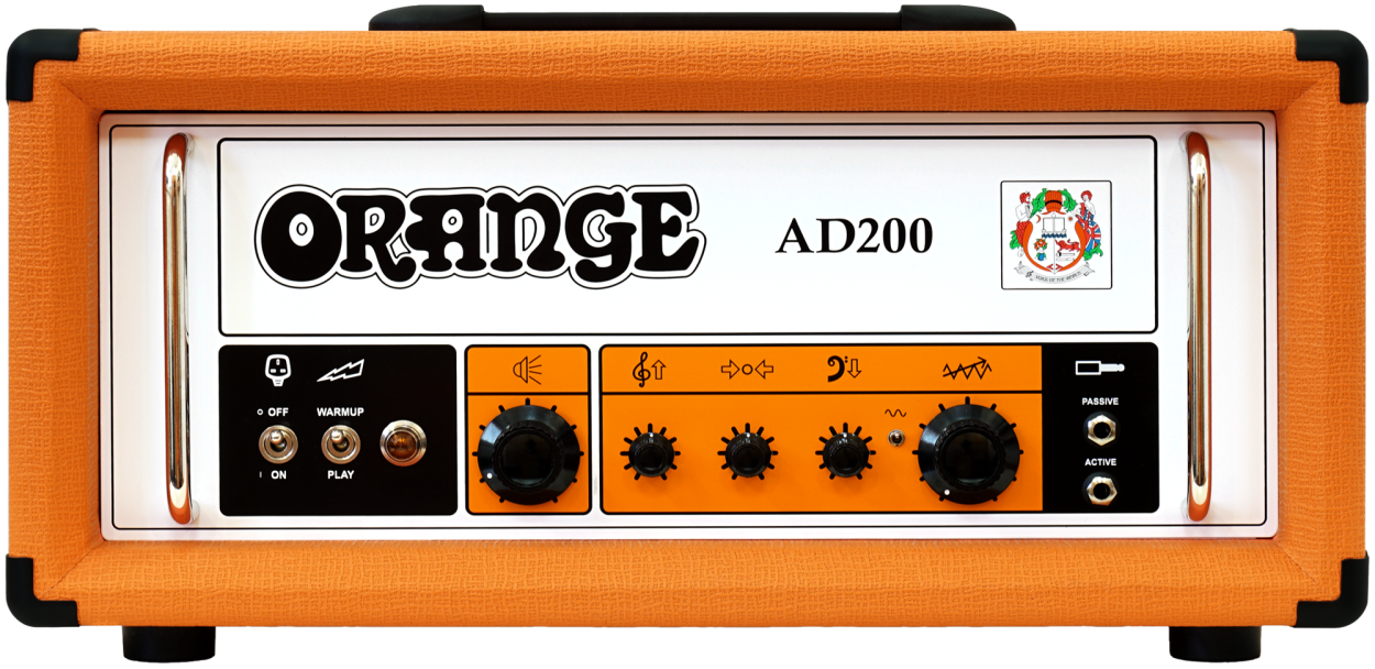ORANGE Bass Top, AD200, 200W, Valve, Class A/B, OR