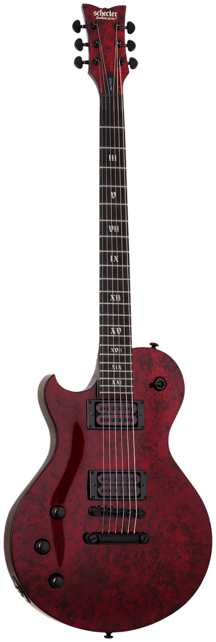 SCHECTER Electric Guitar, Apocalypse Solo-II, Red Reign, Lefthand