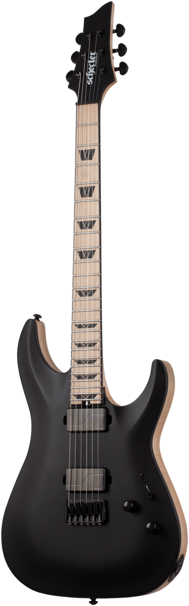 SCHECTER Electric Guitar, C-1 SLS Custom, Satin Black
