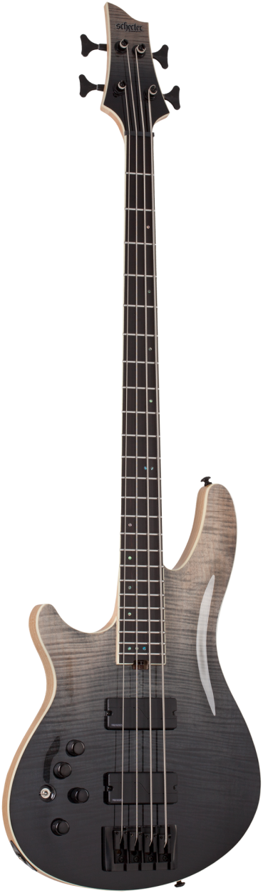 SCHECTER Electric Bass Guitar, SLS Elite 4, Black Fade Burst, Lefthand