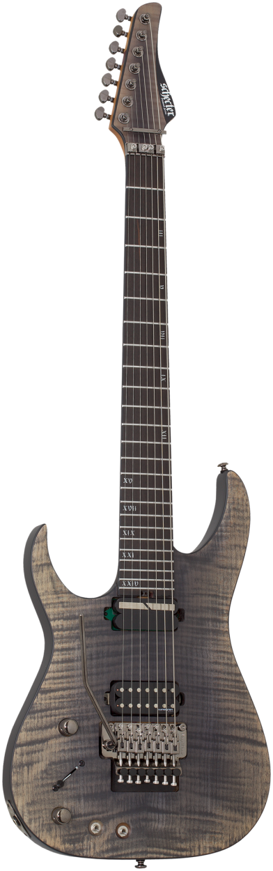 SCHECTER Electric Guitar, Banshee Mach 7 FR S, Fallout Burst, Lefthand