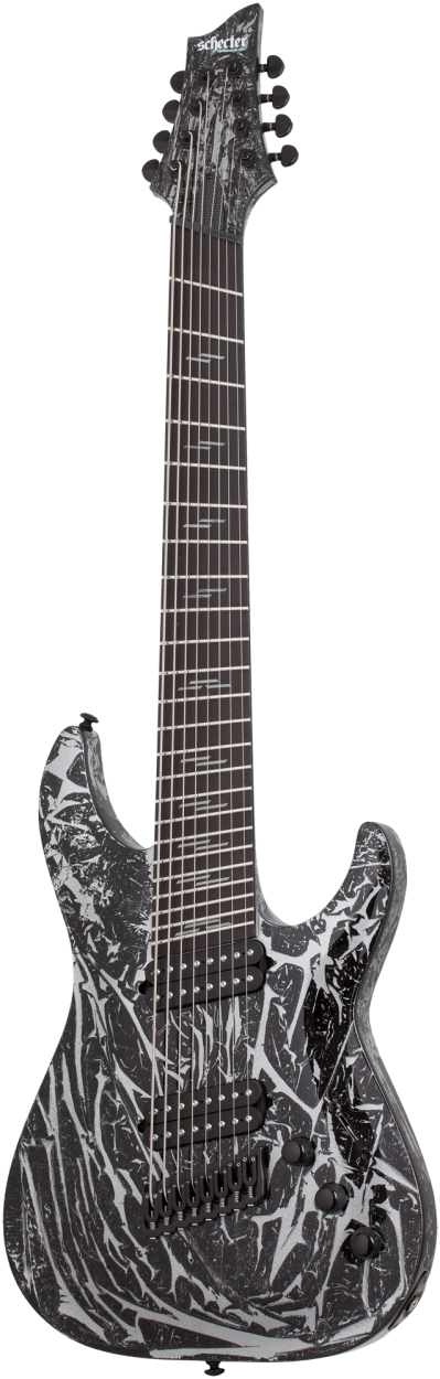 SCHECTER E-Gitarre, Silver Mountain C-8 MultiScale
