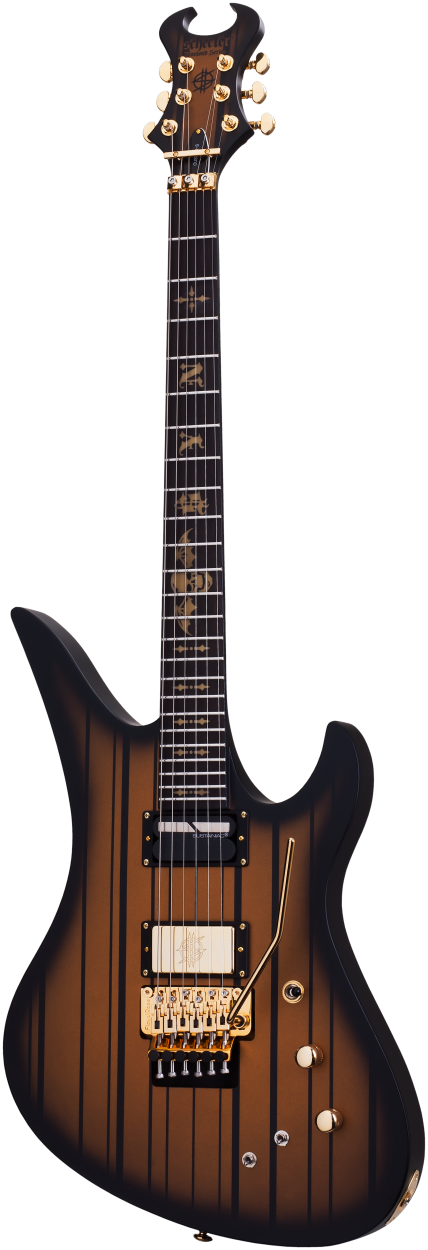 SCHECTER E-Gitarre, Signature Synyster Custom FR S, Satin Gold Burst