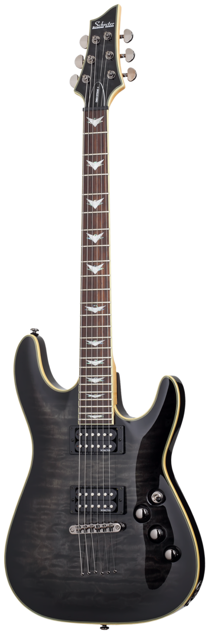 SCHECTER E-Gitarre, Omen Extreme 6, See-Thru Black
