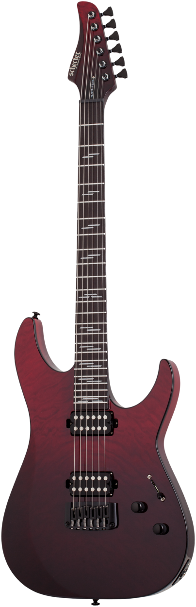 SCHECTER Electric Guitar, Reaper 6 Elite, Blood Burst