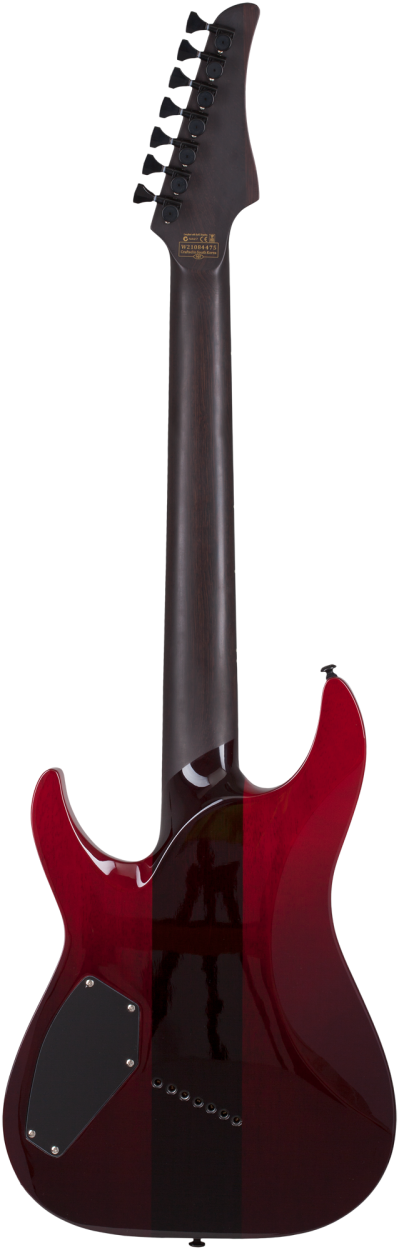 SCHECTER Electric Guitar, Reaper 7 Elite MultiScale, Blood Burst