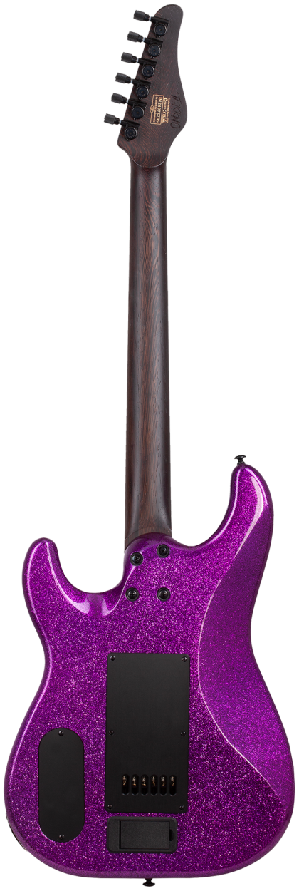 SCHECTER Electric Guitar, Signature Danskimo-6, Purple Sparkle