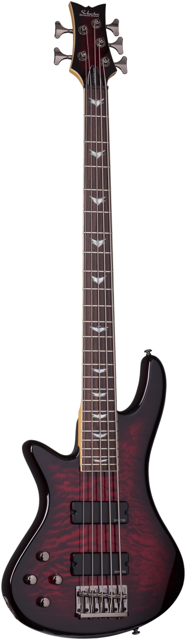 SCHECTER Bassgitarre, Stiletto Extreme-5, Black Cherry, LinkshÃÂÃÂ¤nder