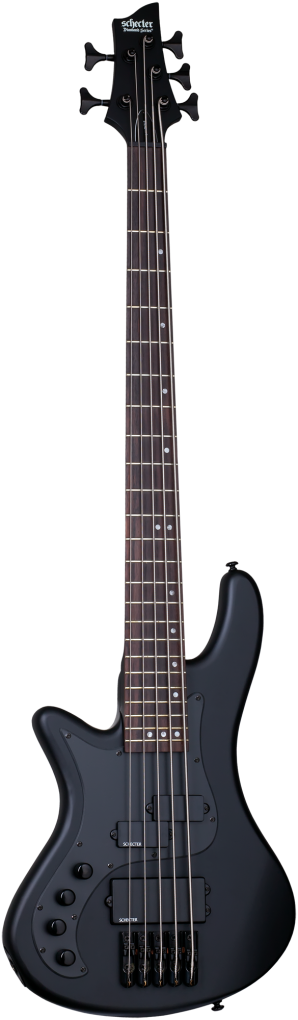 SCHECTER Bassgitarre, Stealth Stiletto-5, Satin Black, LinkshÃÂÃÂ¤nder