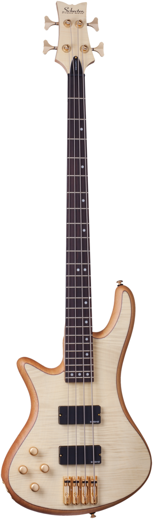 SCHECTER Bassgitarre, Stiletto Custom-4, Natural Satin, LinkshÃÂ¤nder