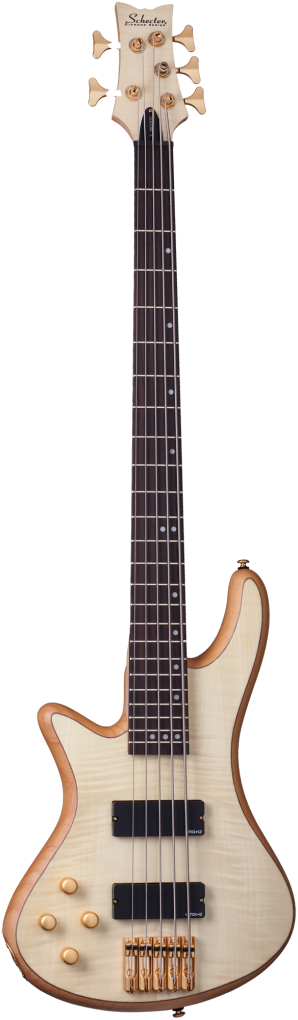 SCHECTER Bassgitarre, Stiletto Custom-5, Natural Satin, LinkshÃÂ¤nder