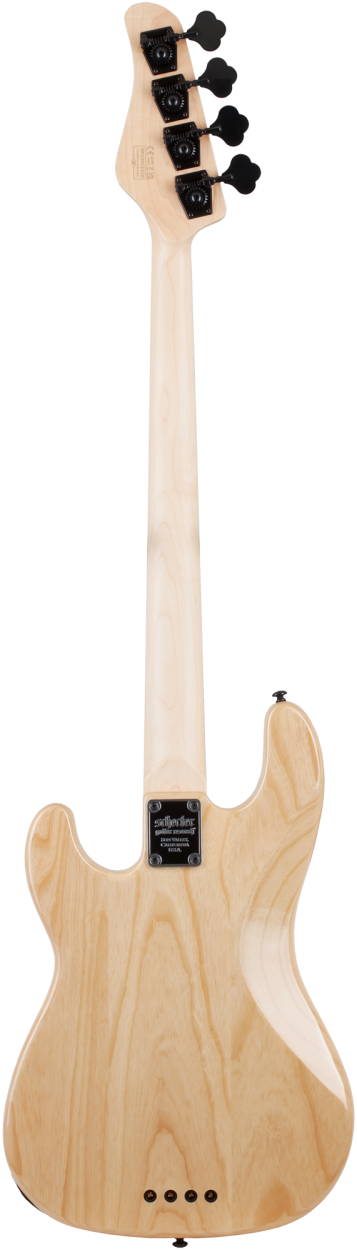 SCHECTER Electric Bass Guitar, Signature Justin Beck V Ani, Gloss Natural