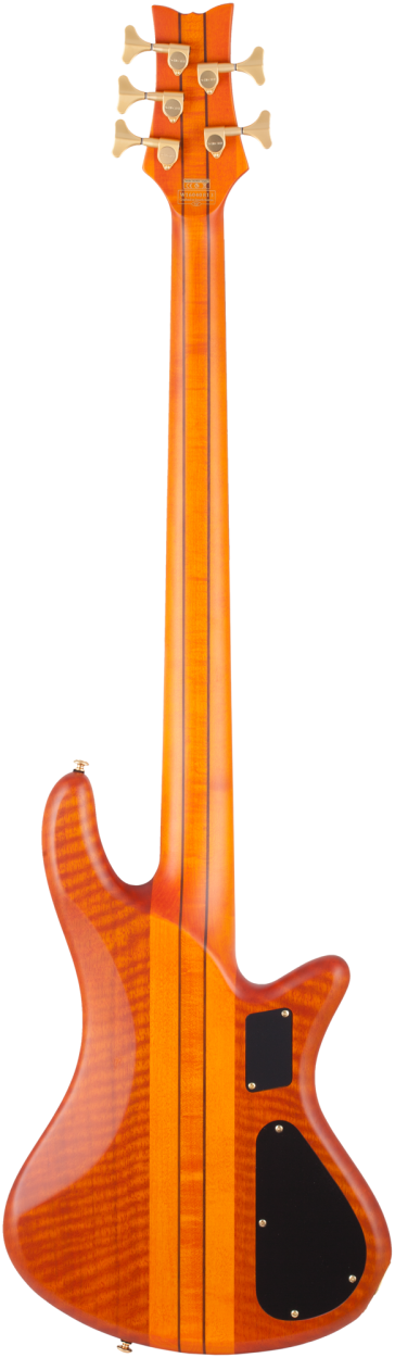 SCHECTER Electric Bass Guitar, Stiletto Studio-5 FL, Honey Satin, Lefthand