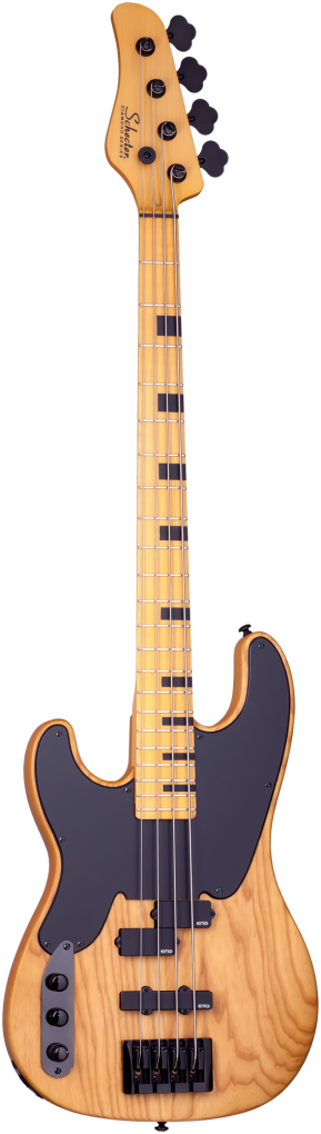 SCHECTER Bassgitarre, Model-T Session, Aged Natural Satin, LinkshÃÂ¤nder