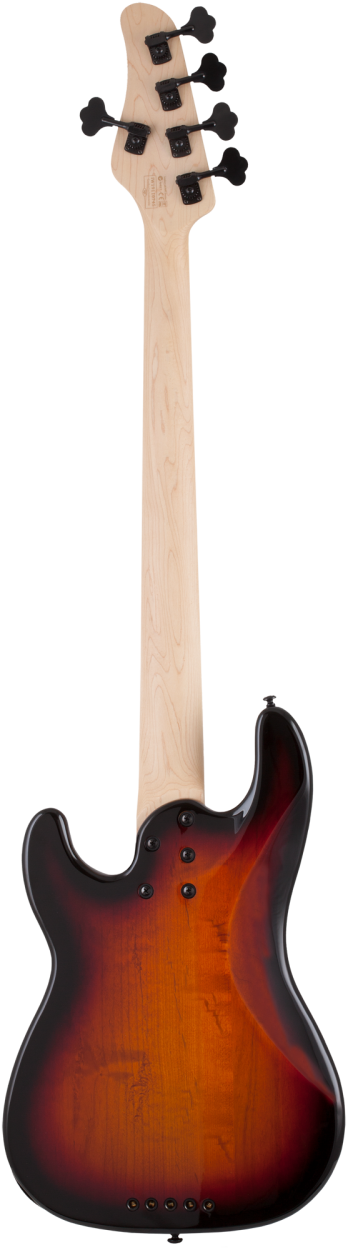 SCHECTER Electric Bass Guitar, P-5, 3-Tone Sunburst