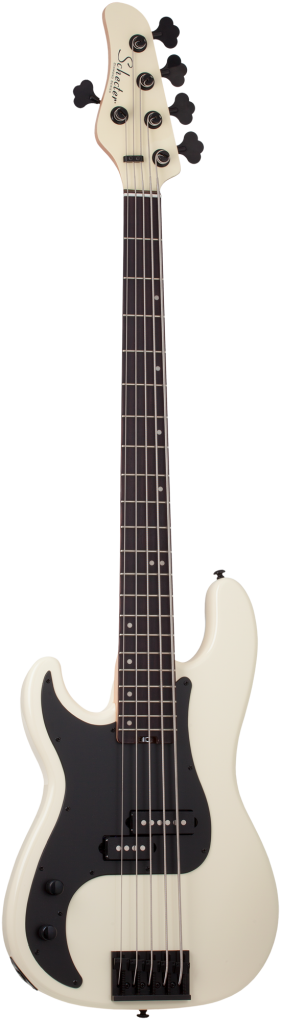 SCHECTER Bassgitarre, P-5, Ivory, LinkshÃÂÃÂ¤nder