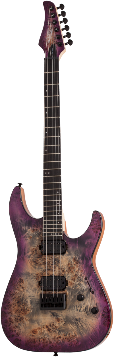 SCHECTER E-Gitarre, C-6 Pro, Aurora Burst