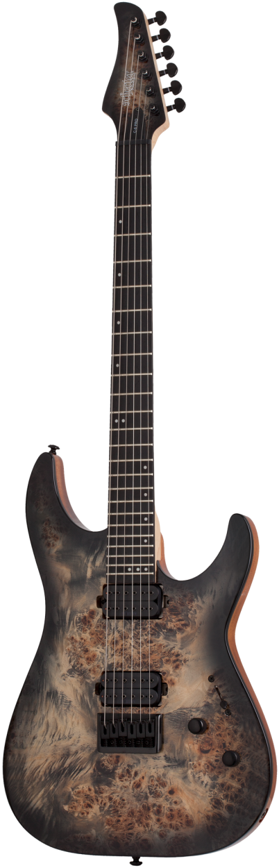 SCHECTER E-Gitarre, C-6 Pro, Charcoal Burst