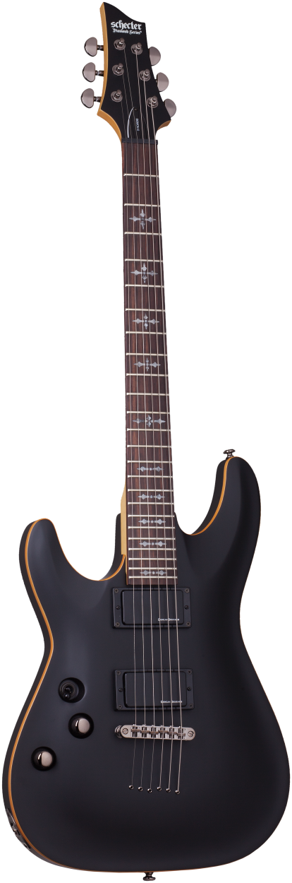 SCHECTER E-Gitarre, Demon 6, Satin Black, LinkshÃÂ¤nder