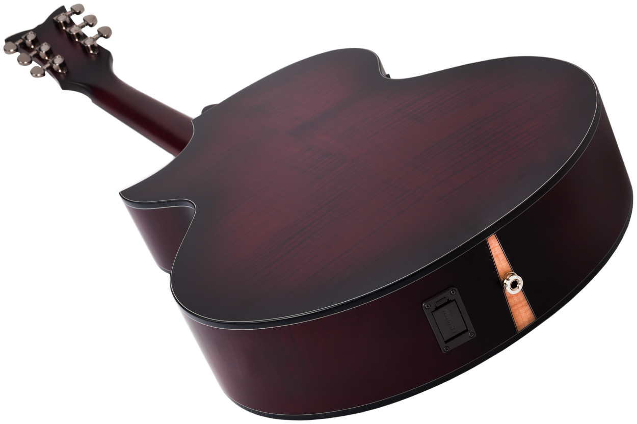 SCHECTER Steel String Guitar, Orleans Stage, Vampyre Red Burst Satin