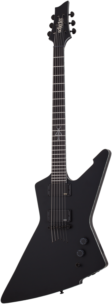 SCHECTER Electric Guitar, Signature Sin Quirin E-1, Satin Black