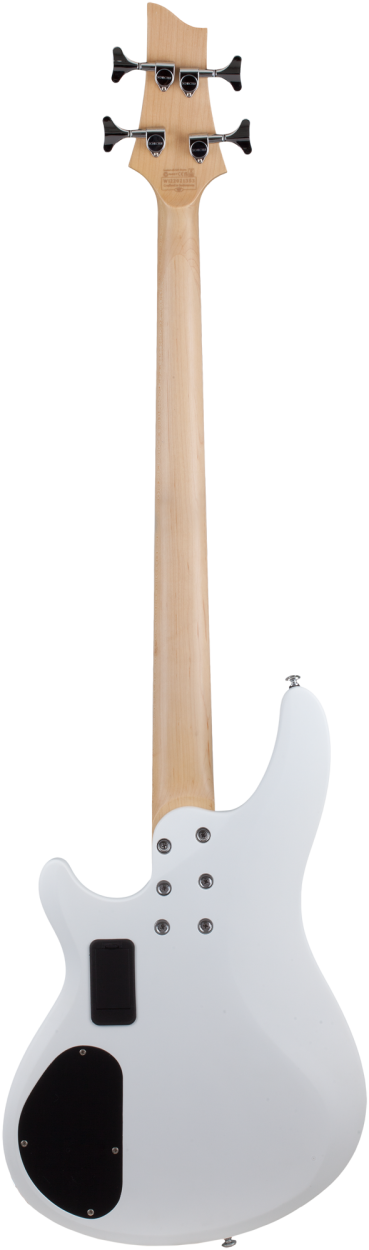 SCHECTER Electric Bass Guitar, C-4 Deluxe, Satin White