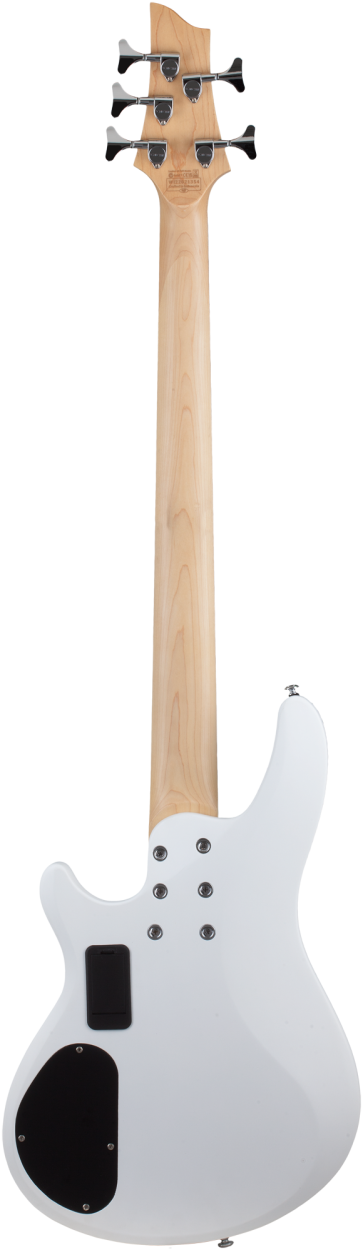 SCHECTER Electric Bass Guitar, C-5 Deluxe, Satin White