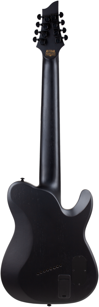 SCHECTER Electric Guitar, PT-8 Multiscale Black Ops, Satin Black Open Pore, Lefthand