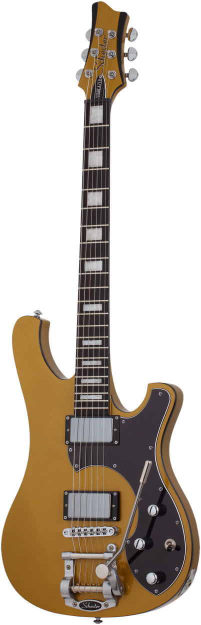 SCHECTER Electric Guitar, Stargazer-6 Vibrato, Metallic Gold