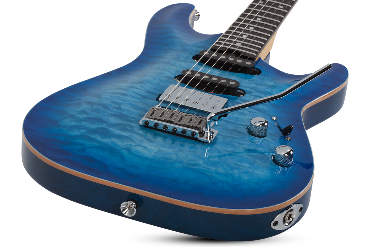 SCHECTER E-Gitarre, California Classic, Trans Sky Burst