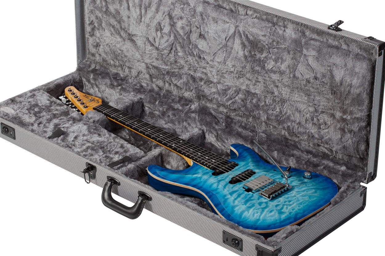SCHECTER E-Gitarre, California Classic, Trans Sky Burst