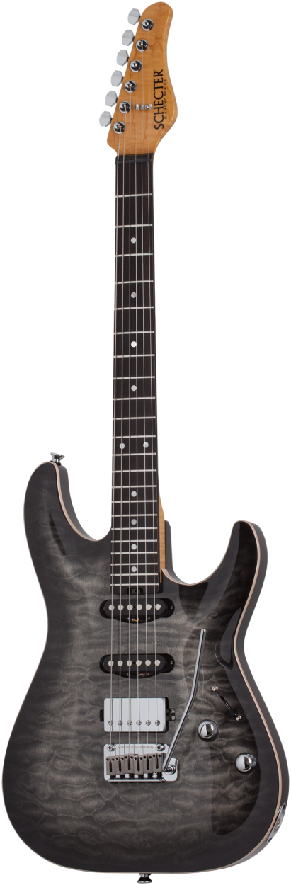 SCHECTER E-Gitarre, California Classic, Charcoal Burst