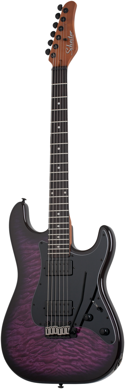 SCHECTER Electric Guitar, TRAD Pro, Trans Purple Burst