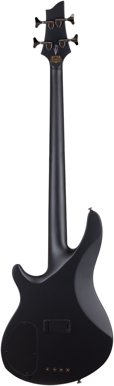SCHECTER Electric Bass Guitar, MVP C-4, Satin Black Reign