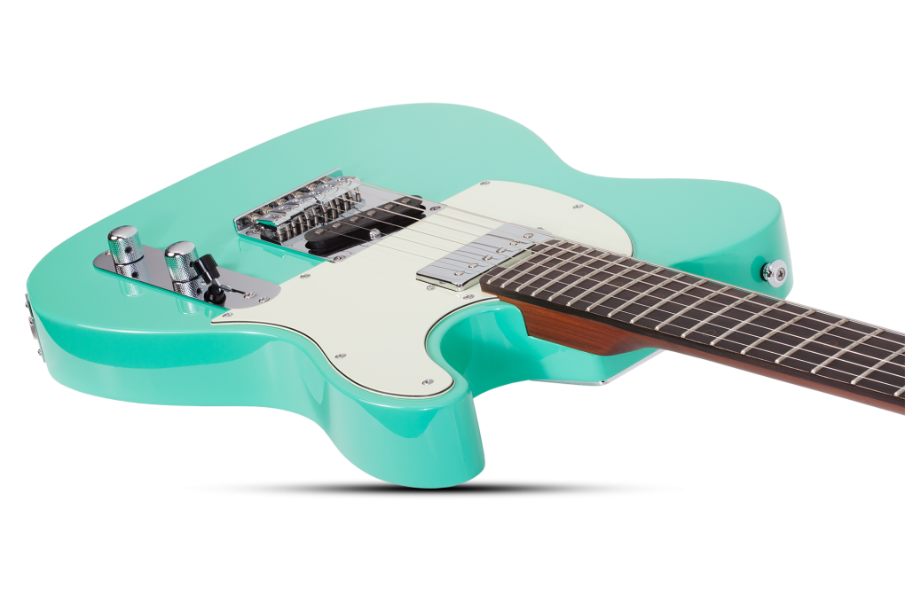 SCHECTER E-Gitarre, USA Custom Nick Johnston PT Wembley, Teal Metallic