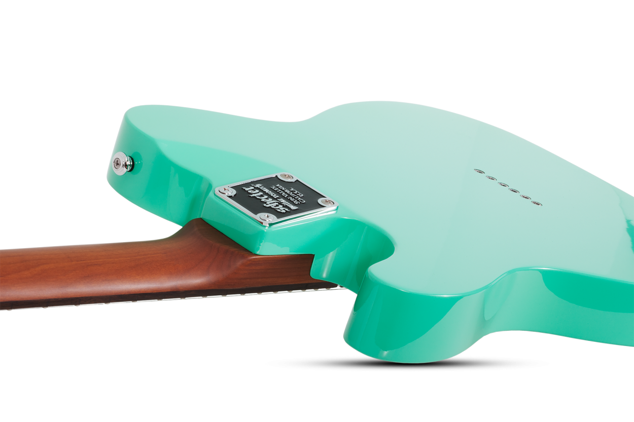 SCHECTER E-Gitarre, USA Custom Nick Johnston PT Wembley, Teal Metallic