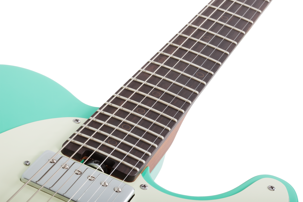 SCHECTER E-Gitarre, USA Custom Nick Johnston PT Wembley, Teal Metallic