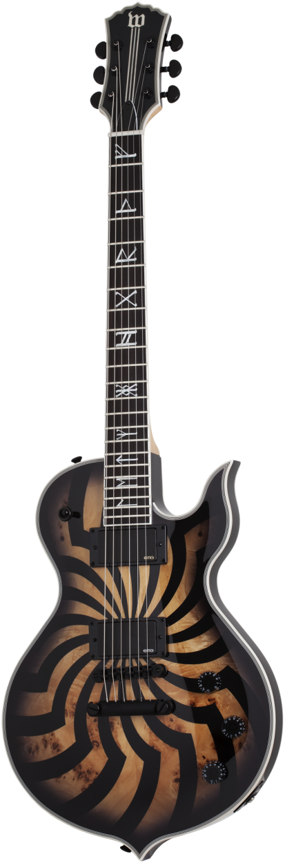 SCHECTER E-Gitarre, Wylde Audio, Odin Grail, Charcoal Burst Buzzsaw