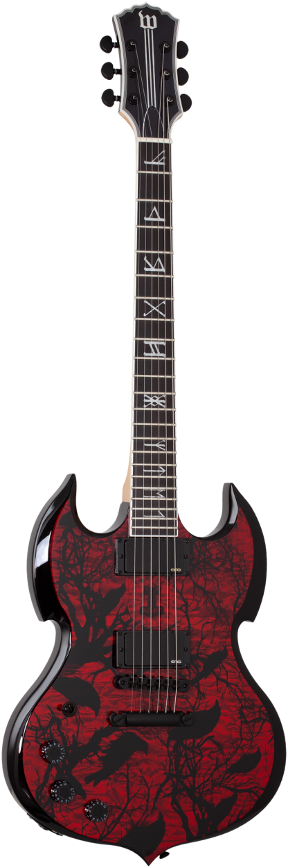SCHECTER Electric Guitar, Wylde Audio, Barbarian, Blood Raven, LH