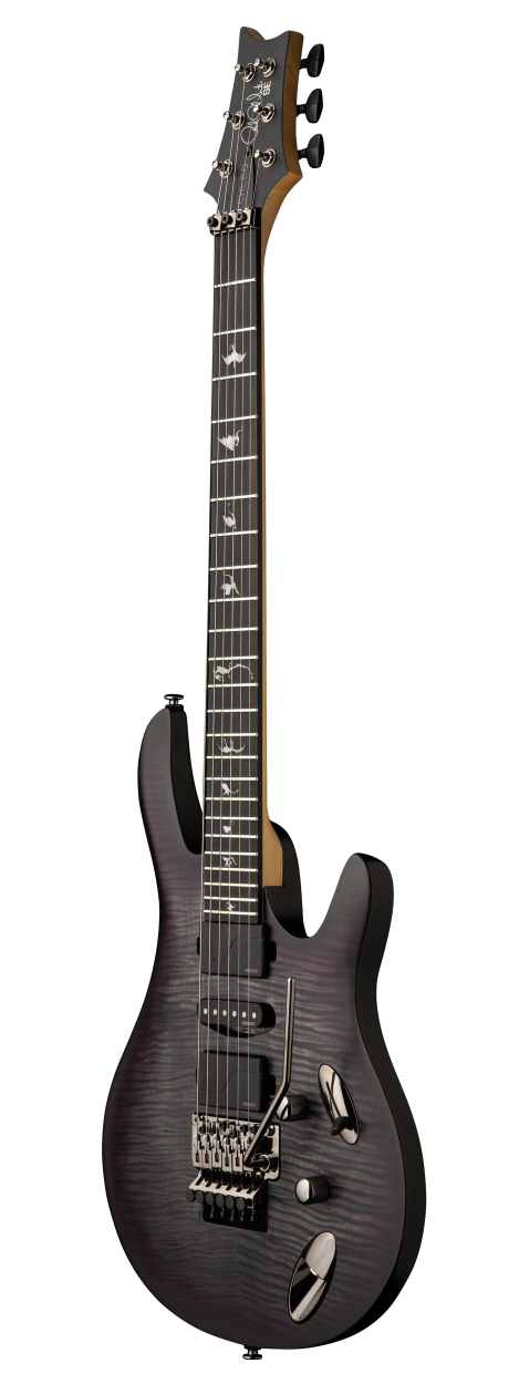 PRS SE Chleo Herman Li Signature Charcoal Purple Burst