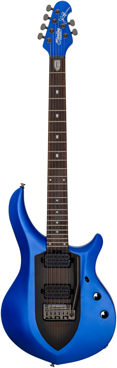 STERLING E-Gitarre, Majesty 100, Siberian Sapphire, Tasche