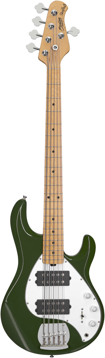 STERLING Bassgitarre, S.U.B., StingRay RAY5HH, Olive