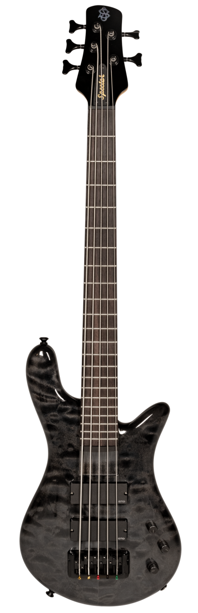 SPECTOR Bassgitarre, Bantam 5, 5-Saiter, aktiv, Black Stain Gloss