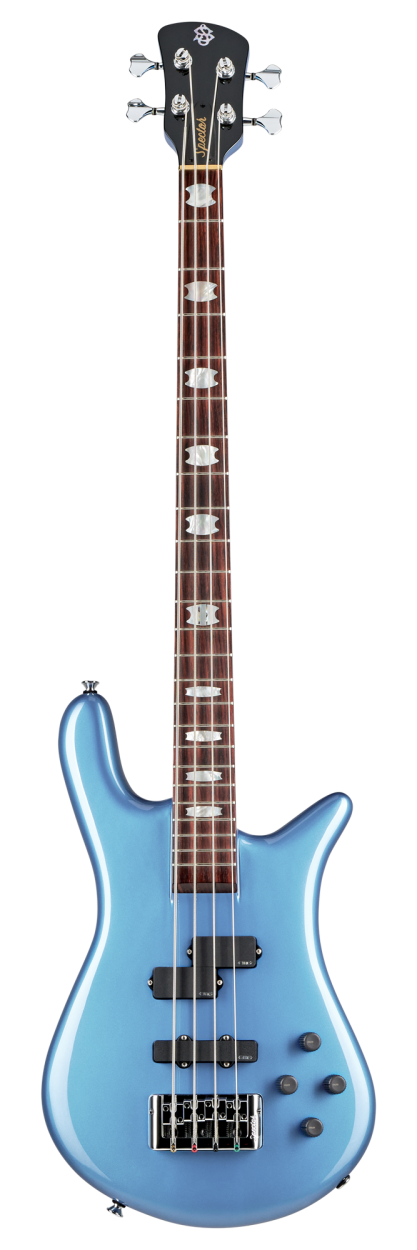 SPECTOR Bass Guitar, Euro Classic, 4-String, activ, Solid Metallic Blue