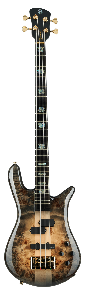 SPECTOR Bass Guitar, Euro CST, 4-string, active, Natural Black Burst Gloss